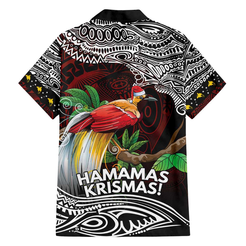 Papua New Guinea Christmas Family Matching Off Shoulder Short Dress and Hawaiian Shirt - Polynesian Pride