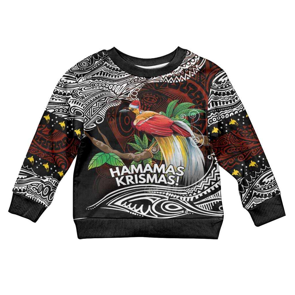 Papua New Guinea Christmas Kid Ugly Christmas Sweater - Polynesian Pride