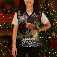 Papua New Guinea Christmas Knitted V-Neck Vest - Polynesian Pride