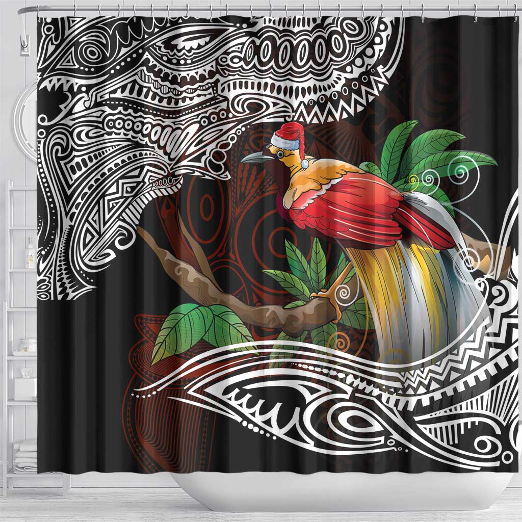 Papua New Guinea Christmas Shower Curtain - Polynesian Pride
