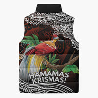 Papua New Guinea Christmas Sleeveless Puffer Jacket - Polynesian Pride
