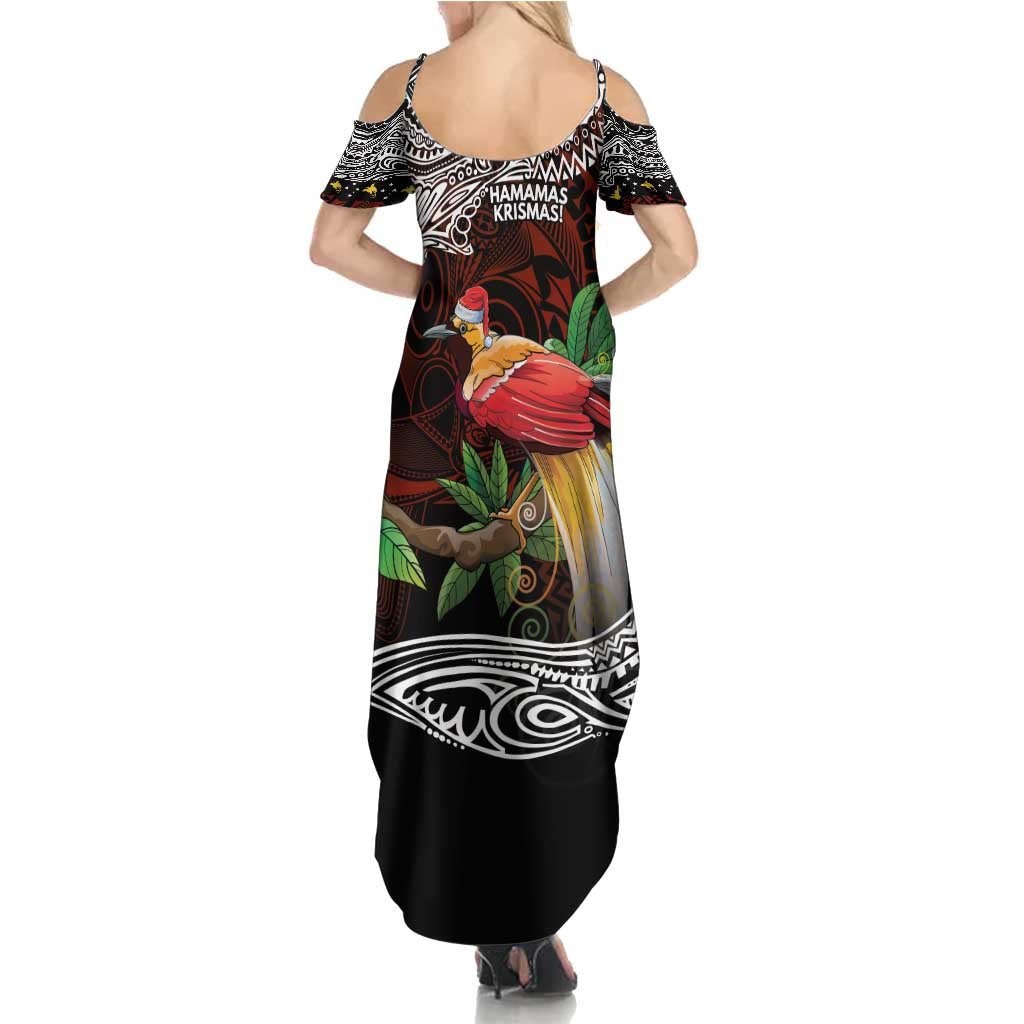 Papua New Guinea Christmas Summer Maxi Dress - Polynesian Pride