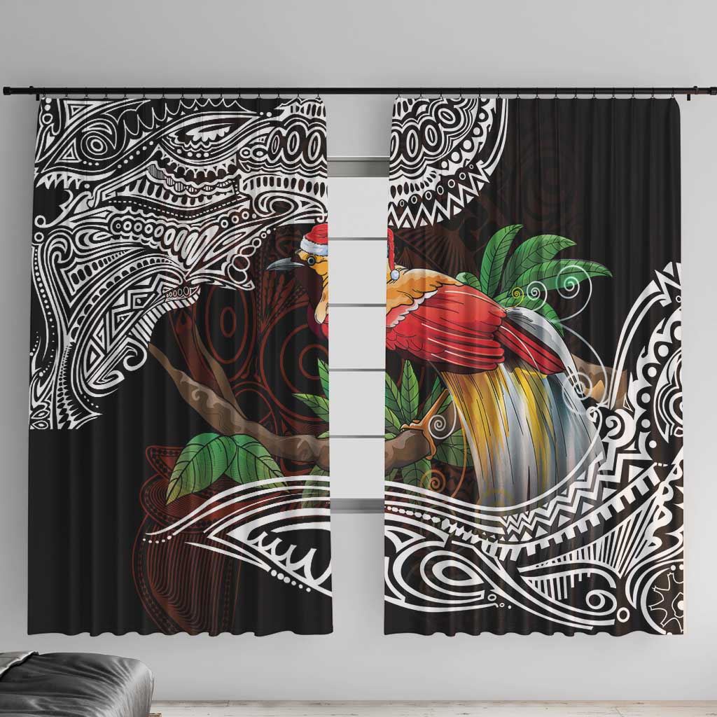 Papua New Guinea Christmas Window Curtain - Polynesian Pride