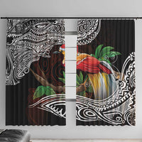 Papua New Guinea Christmas Window Curtain - Polynesian Pride