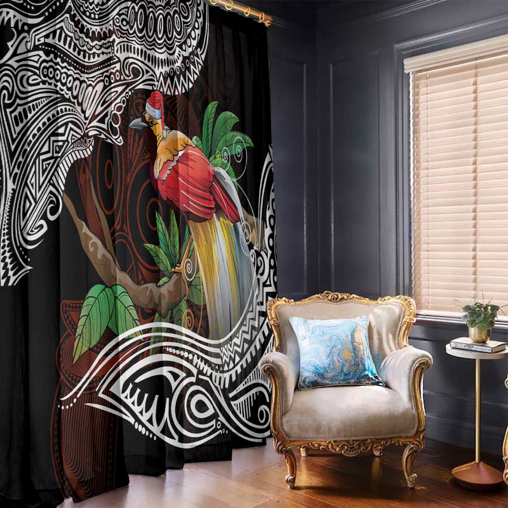 Papua New Guinea Christmas Window Curtain - Polynesian Pride
