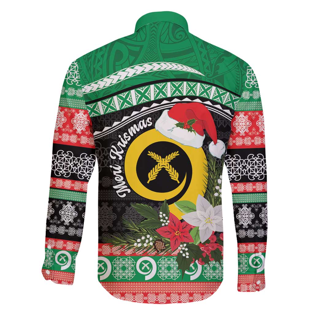 Vanuatu Pig's Tusk Meri Krismas! Family Matching Summer Maxi Dress and Hawaiian Shirt Vanuatuan Sand Drawing Pattern - Polynesian Pride