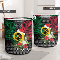 Vanuatu Pig's Tusk Meri Krismas! Laundry Basket Vanuatuan Ancient Art Spirit - Polynesian Pride