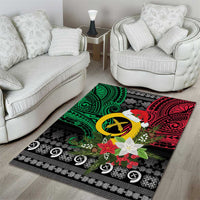 Vanuatu Pig's Tusk Meri Krismas! Area Rug Vanuatuan Ancient Art Spirit - Polynesian Pride
