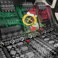 Vanuatu Pig's Tusk Meri Krismas! Back Car Seat Cover Vanuatuan Ancient Art Spirit - Polynesian Pride