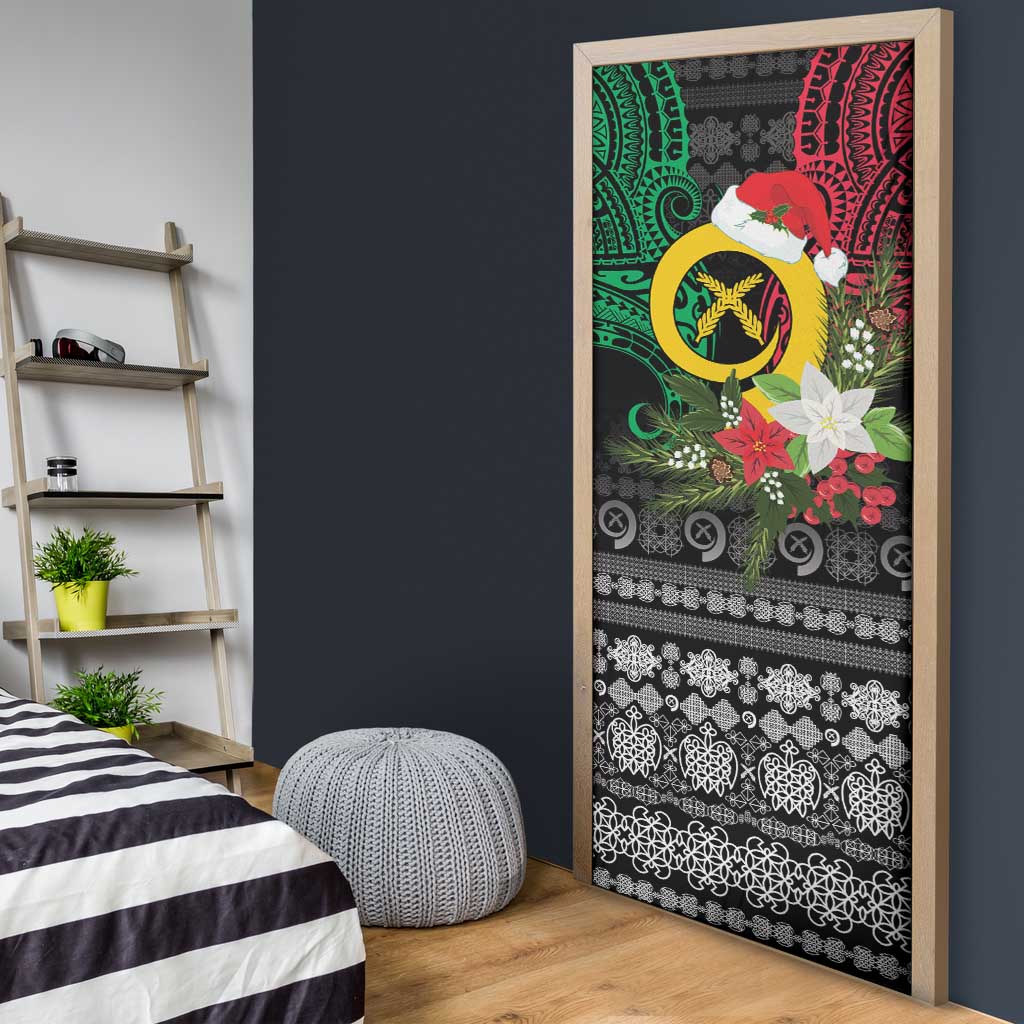 Vanuatu Pig's Tusk Meri Krismas! Door Cover Vanuatuan Ancient Art Spirit - Polynesian Pride