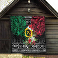 Vanuatu Pig's Tusk Meri Krismas! Quilt Vanuatuan Ancient Art Spirit - Polynesian Pride