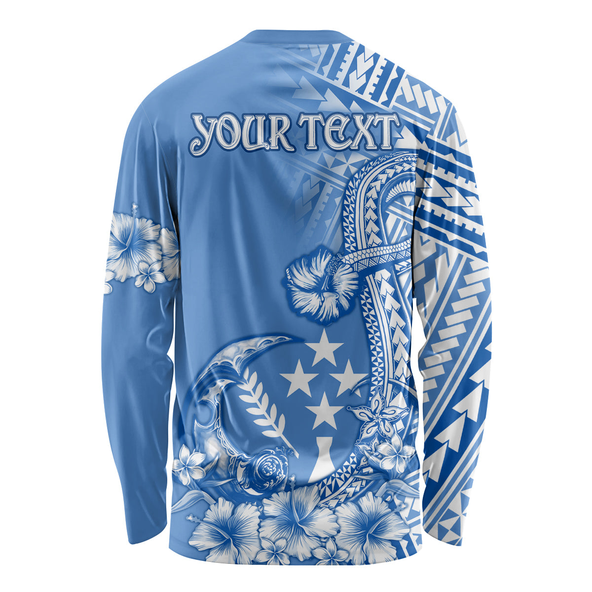 Kosrae Constitution Day Personalised Long Sleeve Shirt Kusaie Hook Tattoo Special Polynesian Pattern LT9 - Polynesian Pride