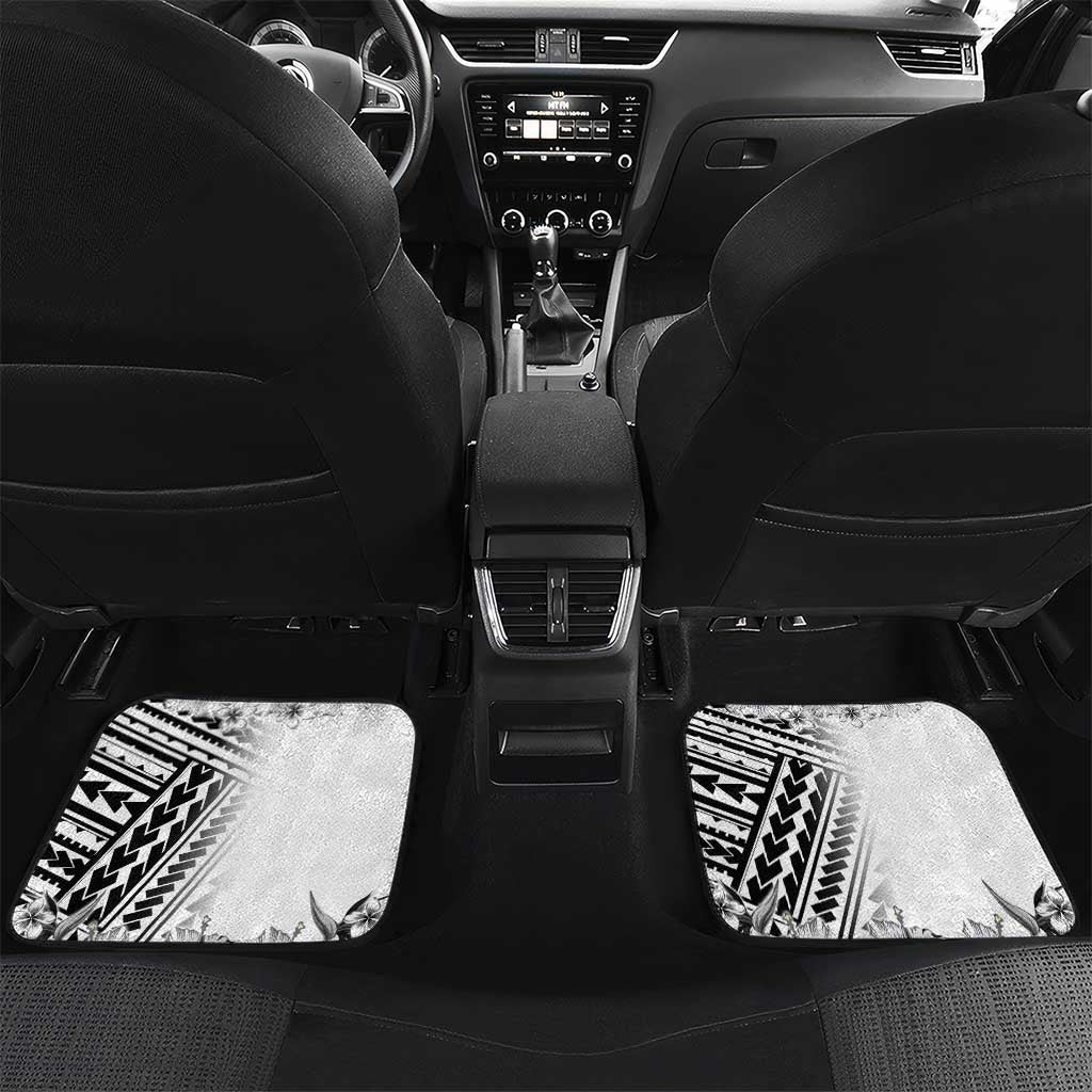 Ia Orana Tahiti Personalised Car Mats French Polynesia Hook Tattoo Special White Color LT9