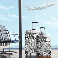 Ia Orana Tahiti Personalised Luggage Cover French Polynesia Hook Tattoo Special White Color LT9