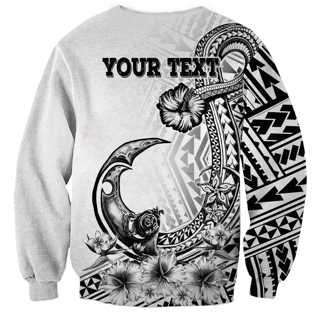 Ia Orana Tahiti Personalised Sweatshirt French Polynesia Hook Tattoo Special White Color LT9