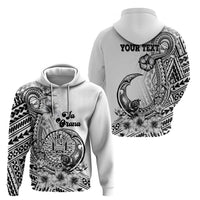 Ia Orana Tahiti Personalised Zip Hoodie French Polynesia Hook Tattoo Special White Color LT9