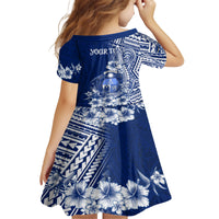 Nauru Independence Personalised Family Matching Puletasi Dress and Hawaiian Shirt Naoero Hook Tattoo Special Polynesian Pattern LT9 - Polynesian Pride