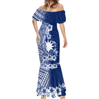 Nauru Independence Personalised Mermaid Dress Naoero Hook Tattoo Special Polynesian Pattern LT9 - Polynesian Pride
