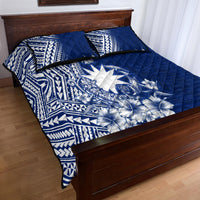 Nauru Independence Personalised Quilt Bed Set Naoero Hook Tattoo Special Polynesian Pattern LT9 - Polynesian Pride