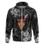 New Zealand Custom Women's Day Hoodie Maori Girl Feathers of Hope - Black LT9 Zip Hoodie Black - Polynesian Pride