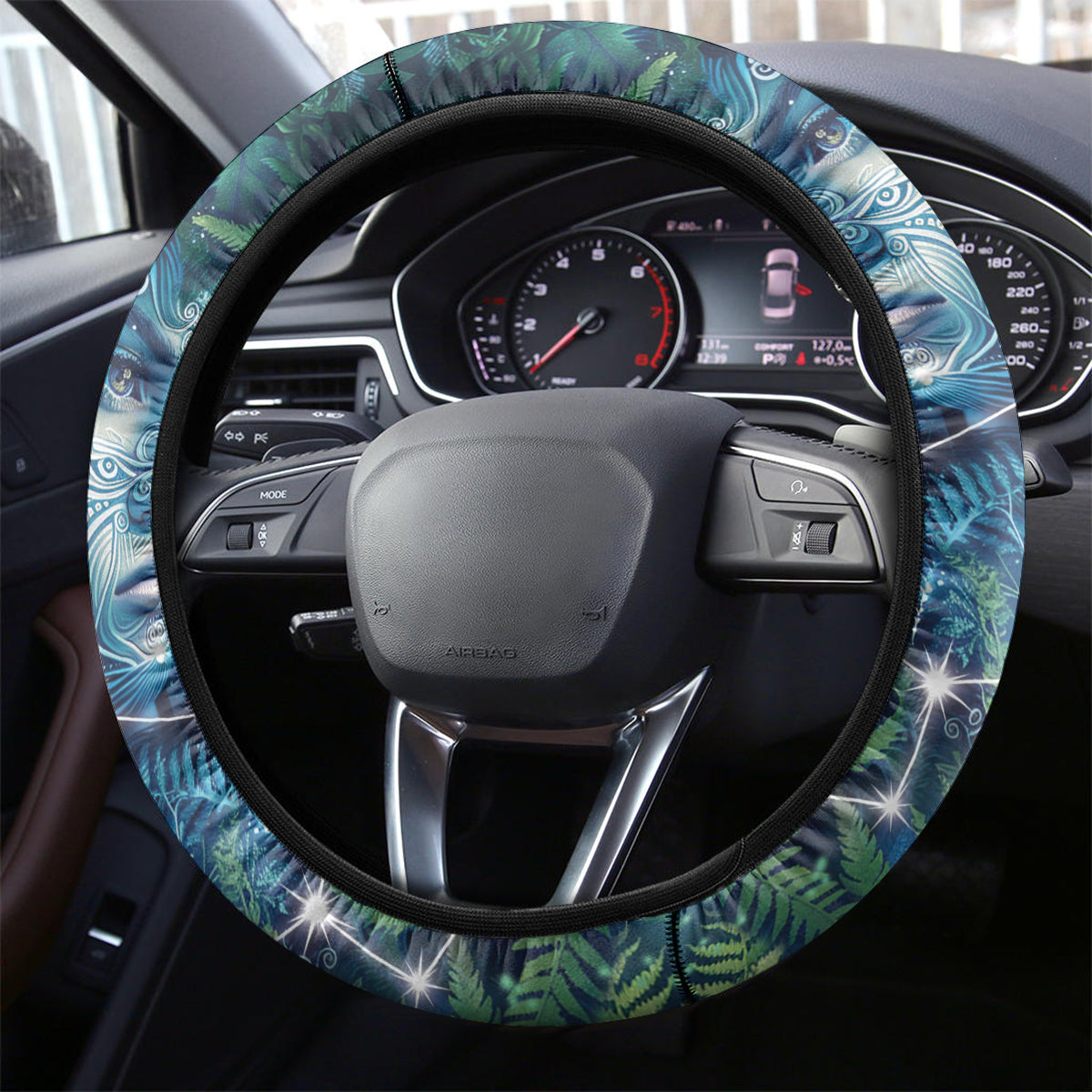 New Zealand Matariki Tupuanuku Steering Wheel Cover Te Wā o te Hauhake