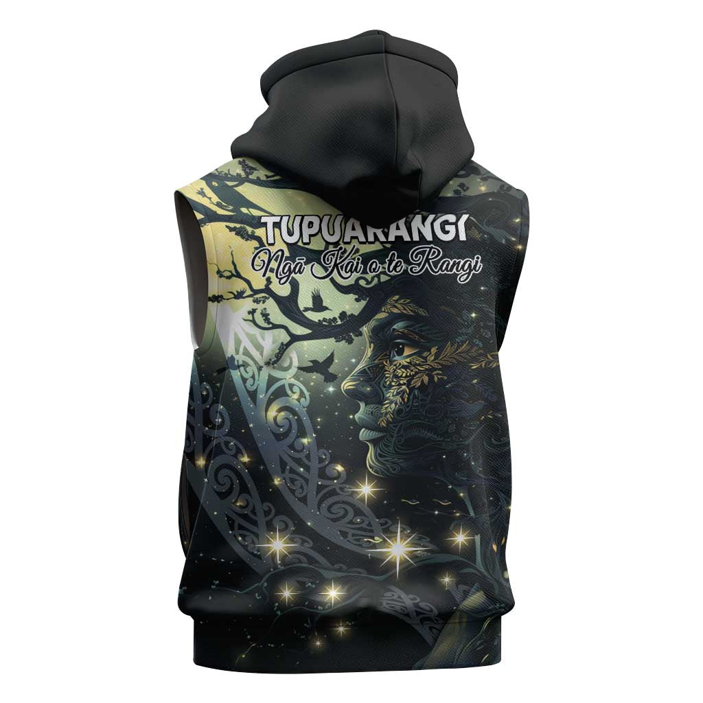 New Zealand Matariki Tupuarangi Sleeveless Hoodie Ng Kai o te Rangi - Polynesian Pride