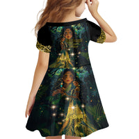 New Zealand Matariki Family Matching Off The Shoulder Long Sleeve Dress and Hawaiian Shirt Rongoā Māori Wellbeing and Good Luck