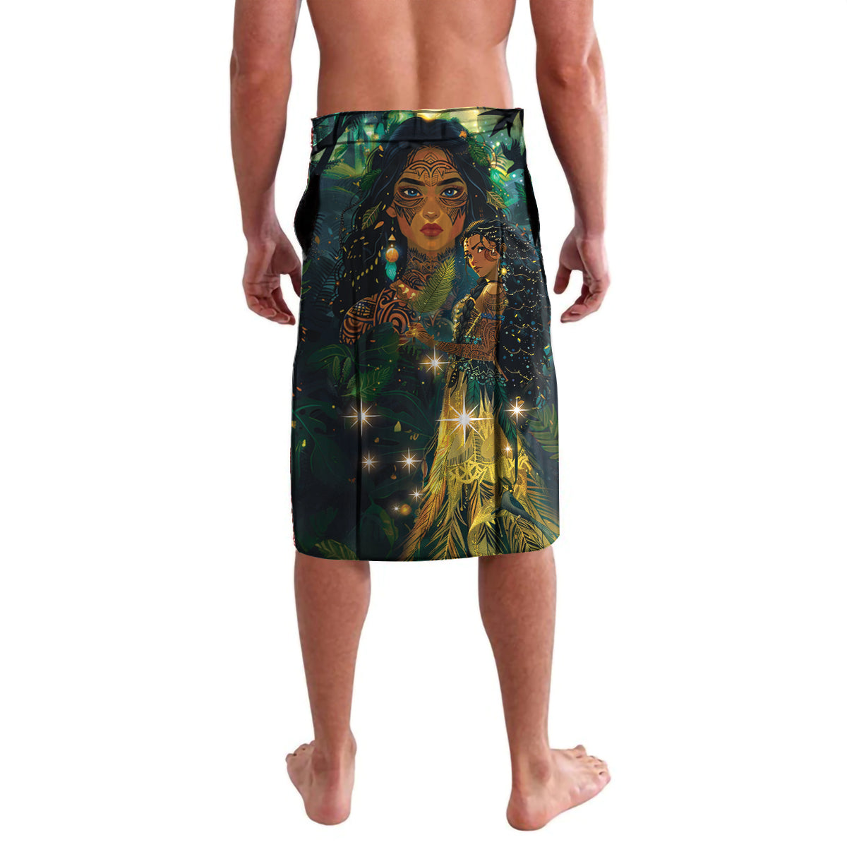 New Zealand Matariki Lavalava Rongo Mori Wellbeing and Good Luck LT9 - Polynesian Pride