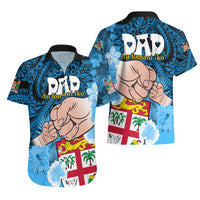 Fathers Day Polynesian Islands Fiji Hawaiian Shirt Dad Au Lomani Iko - Polynesian Flowers Tribal LT9 - Polynesian Pride