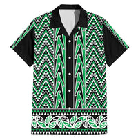 New Zealand Maori Niho Taniwha Family Matching Mermaid Dress and Hawaiian Shirt Kakariki Mangopare and Puhoro Pattern