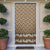 New Zealand Maori Niho Taniwha Door Cover Karaka Mangopare and Puhoro Pattern - Polynesian Pride