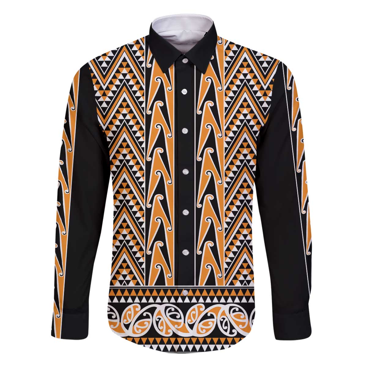 New Zealand Maori Niho Taniwha Family Matching Off The Shoulder Long Sleeve Dress and Hawaiian Shirt Karaka Mangopare and Puhoro Pattern