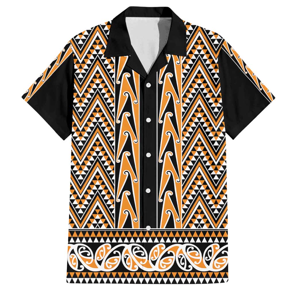 New Zealand Maori Niho Taniwha Family Matching Off Shoulder Short Dress and Hawaiian Shirt Karaka Mangopare and Puhoro Pattern