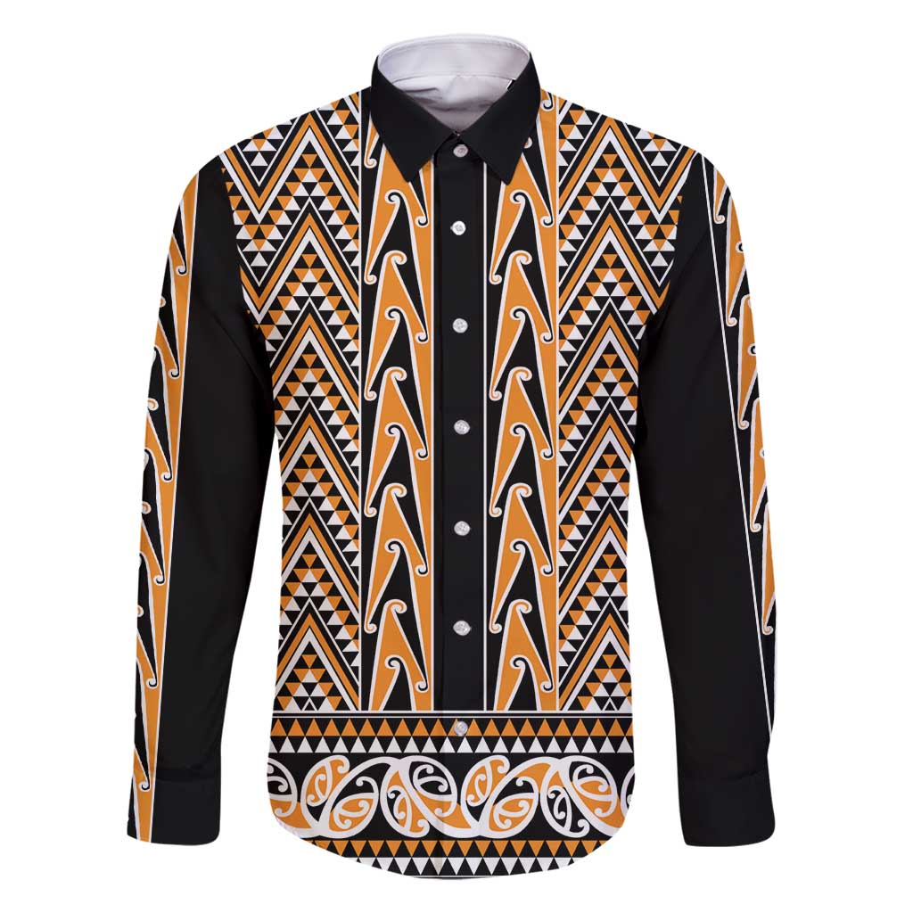 New Zealand Maori Niho Taniwha Family Matching Summer Maxi Dress and Hawaiian Shirt Karaka Mangopare and Puhoro Pattern