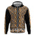 New Zealand Maori Niho Taniwha Hoodie Karaka Mangopare and Puhoro Pattern
