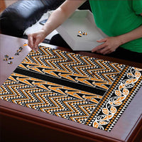 New Zealand Maori Niho Taniwha Puzzle Karaka Mangopare and Puhoro Pattern - Polynesian Pride