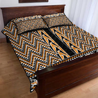 New Zealand Maori Niho Taniwha Quilt Bed Set Karaka Mangopare and Puhoro Pattern