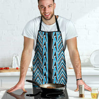 New Zealand Maori Niho Taniwha Apron Kikorangi Mangopare and Puhoro Pattern - Polynesian Pride
