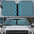 New Zealand Maori Niho Taniwha Auto Sun Shade Kikorangi Mangopare and Puhoro Pattern - Polynesian Pride
