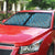New Zealand Maori Niho Taniwha Auto Sun Shade Kikorangi Mangopare and Puhoro Pattern - Polynesian Pride