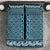New Zealand Maori Niho Taniwha Bedding Set Kikorangi Mangopare and Puhoro Pattern
