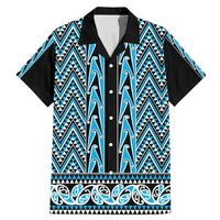 New Zealand Maori Niho Taniwha Family Matching Mermaid Dress and Hawaiian Shirt Kikorangi Mangopare and Puhoro Pattern