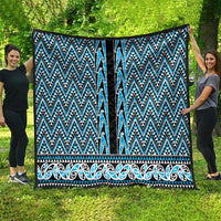 New Zealand Maori Niho Taniwha Quilt Kikorangi Mangopare and Puhoro Pattern
