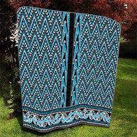 New Zealand Maori Niho Taniwha Quilt Kikorangi Mangopare and Puhoro Pattern