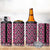 New Zealand Maori Niho Taniwha 4 in 1 Can Cooler Tumbler Mawhero Mangopare and Puhoro Pattern