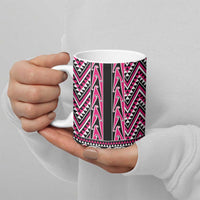 New Zealand Maori Niho Taniwha Ceramic Mug Mawhero Mangopare and Puhoro Pattern - Polynesian Pride
