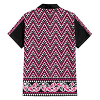 New Zealand Maori Niho Taniwha Family Matching Off Shoulder Maxi Dress and Hawaiian Shirt Mawhero Mangopare and Puhoro Pattern
