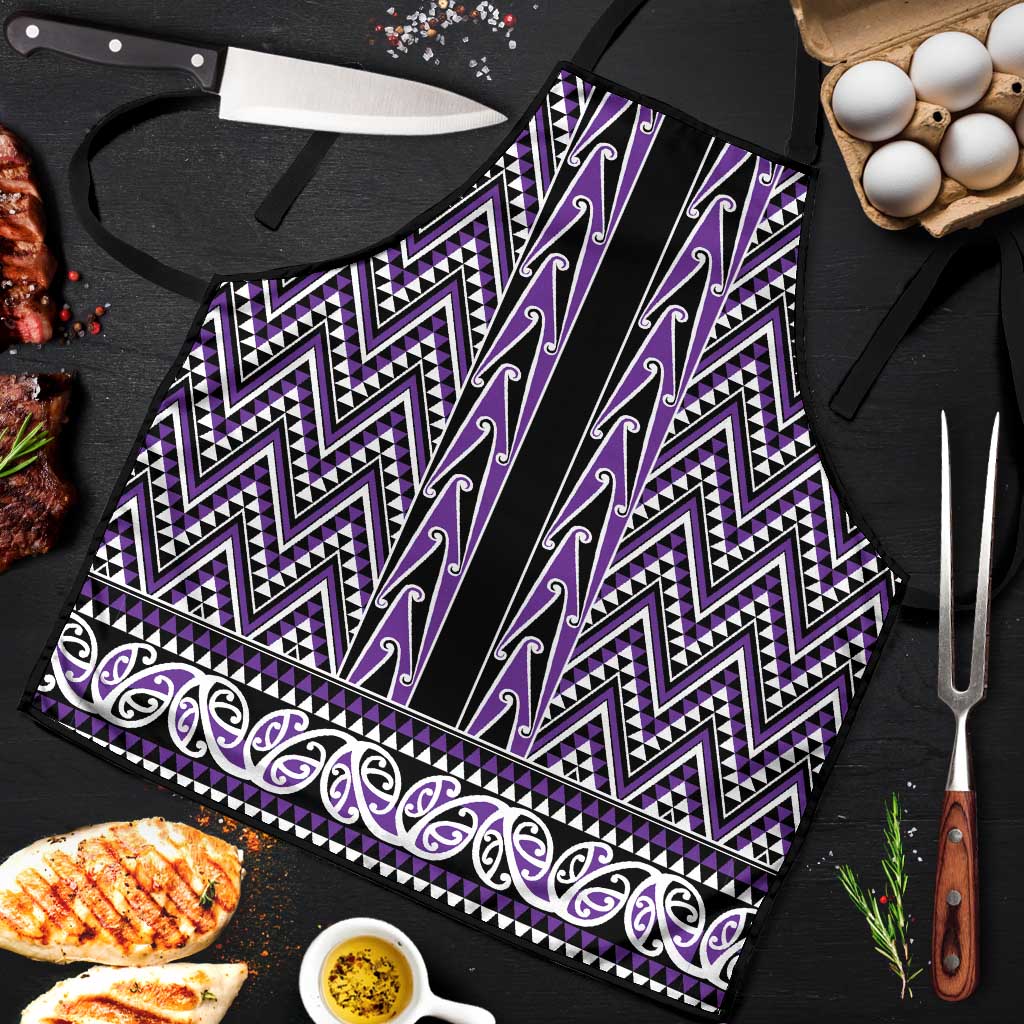 New Zealand Maori Niho Taniwha Apron Waiporopo Mangopare and Puhoro Pattern - Polynesian Pride