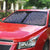 New Zealand Maori Niho Taniwha Auto Sun Shade Waiporopo Mangopare and Puhoro Pattern - Polynesian Pride