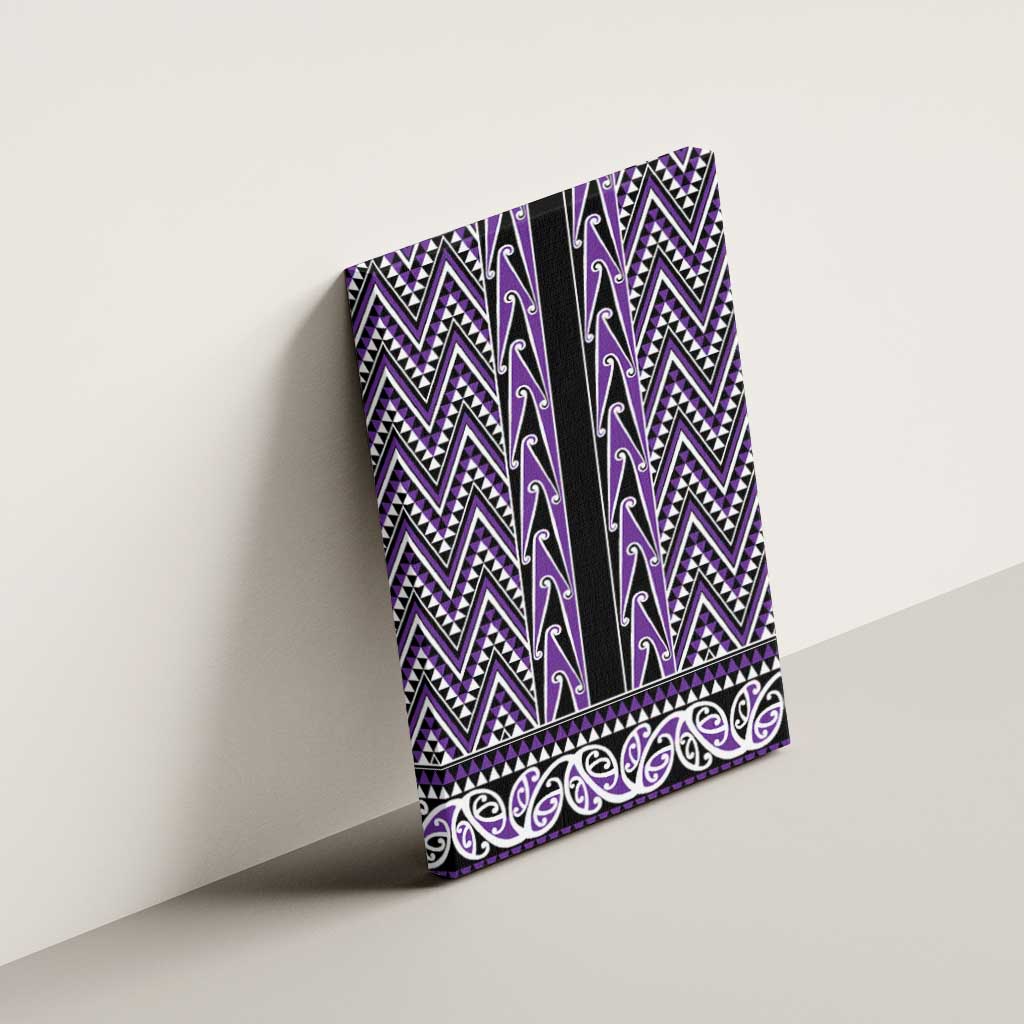 New Zealand Maori Niho Taniwha Canvas Wall Art Waiporopo Mangopare and Puhoro Pattern